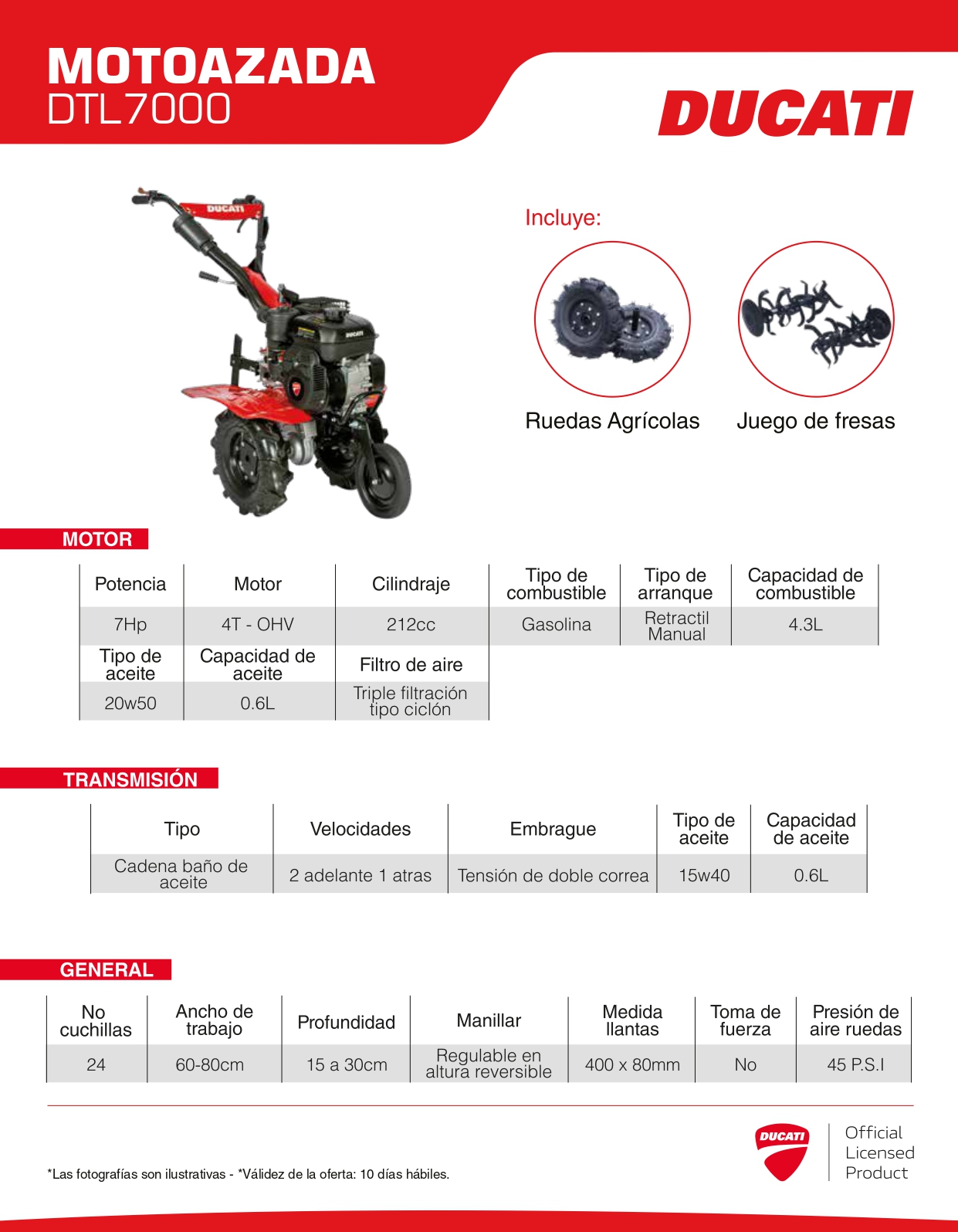 Motoazada DTL7000 - Image 2