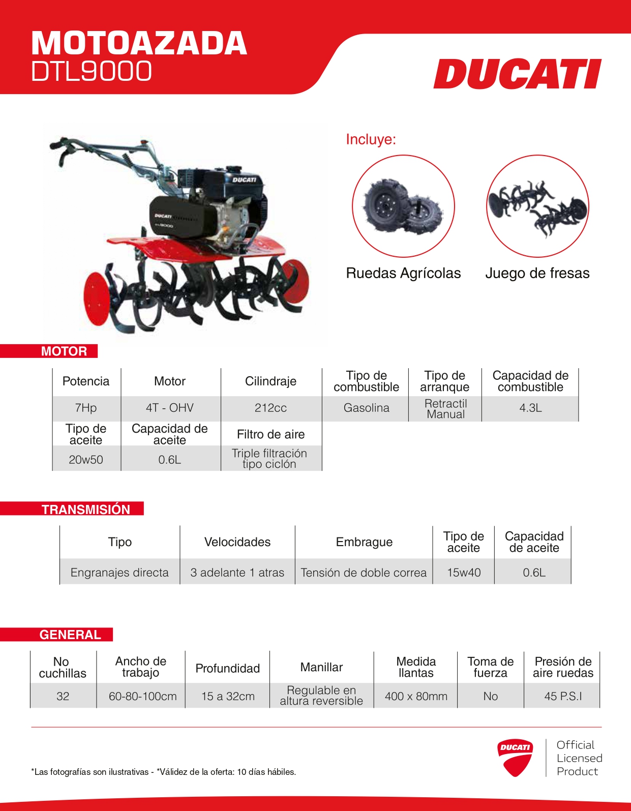 Motoazada DTL9000 - Image 2