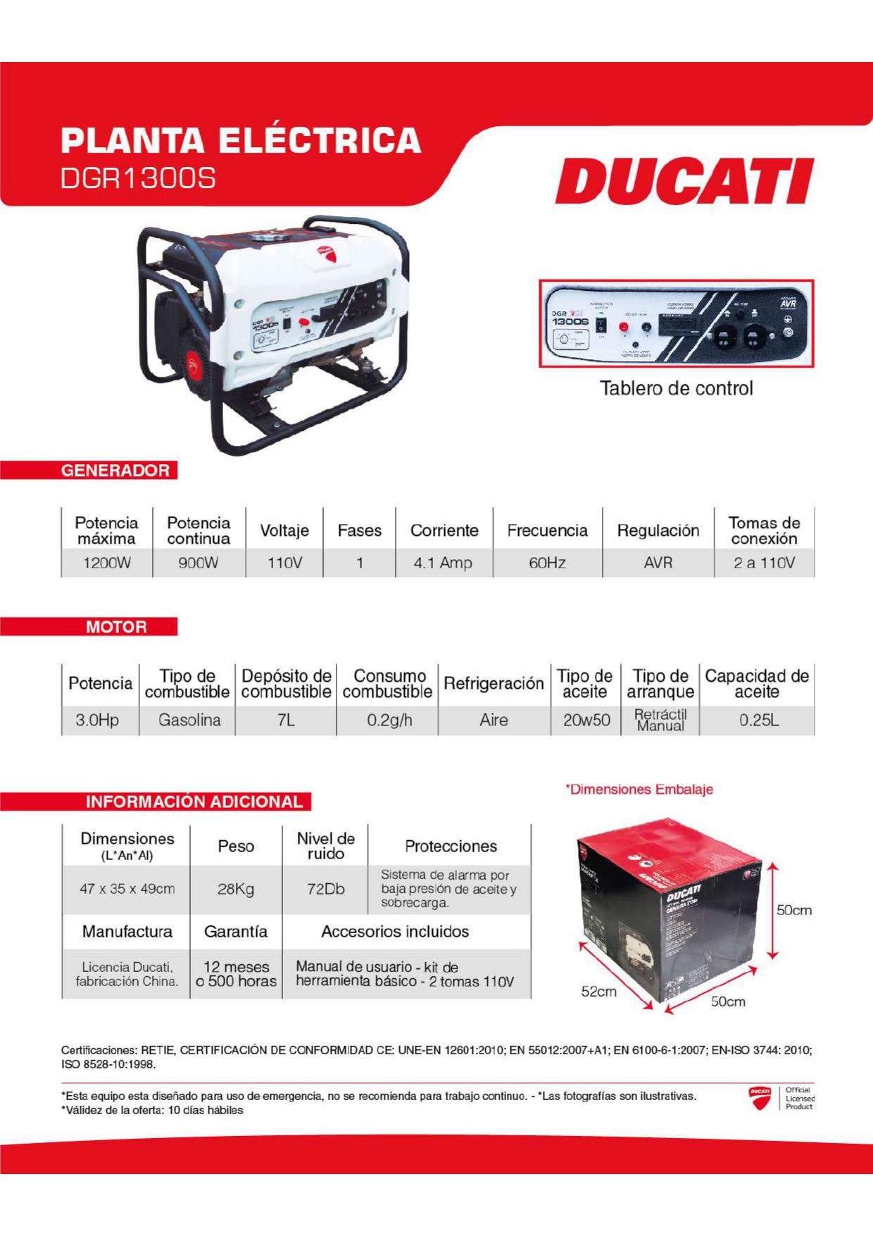 Planta Eléctrica DGR1300 - Image 2