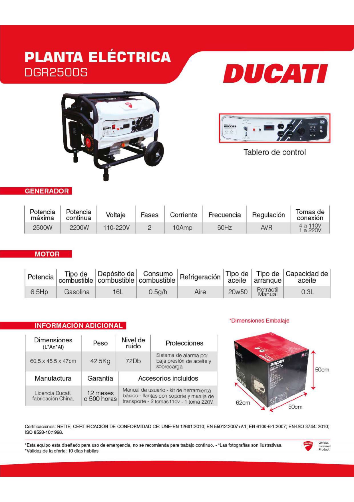 Planta Eléctrica DGR2500 - Image 2