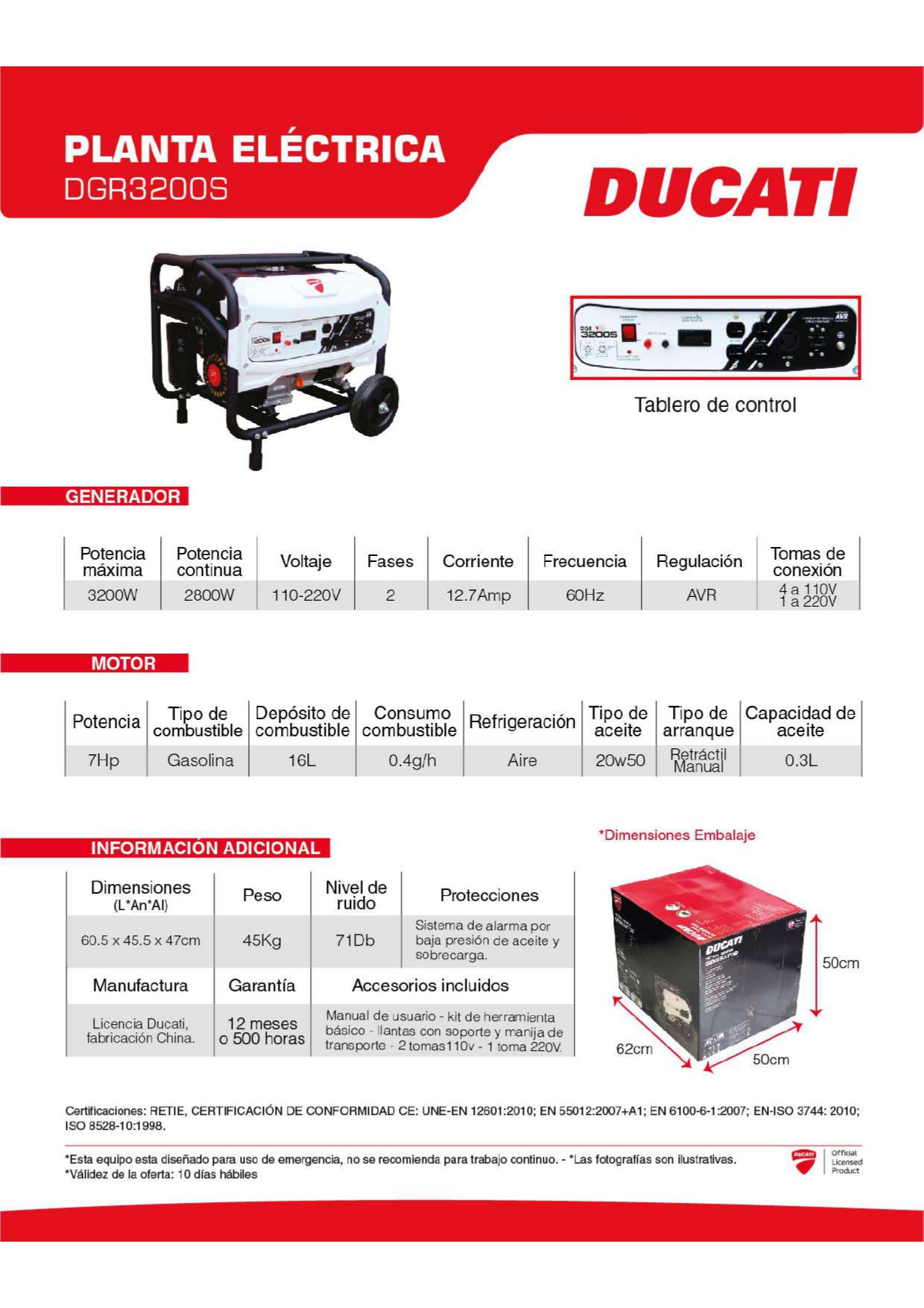 Planta Eléctrica DGR3200S - Image 2