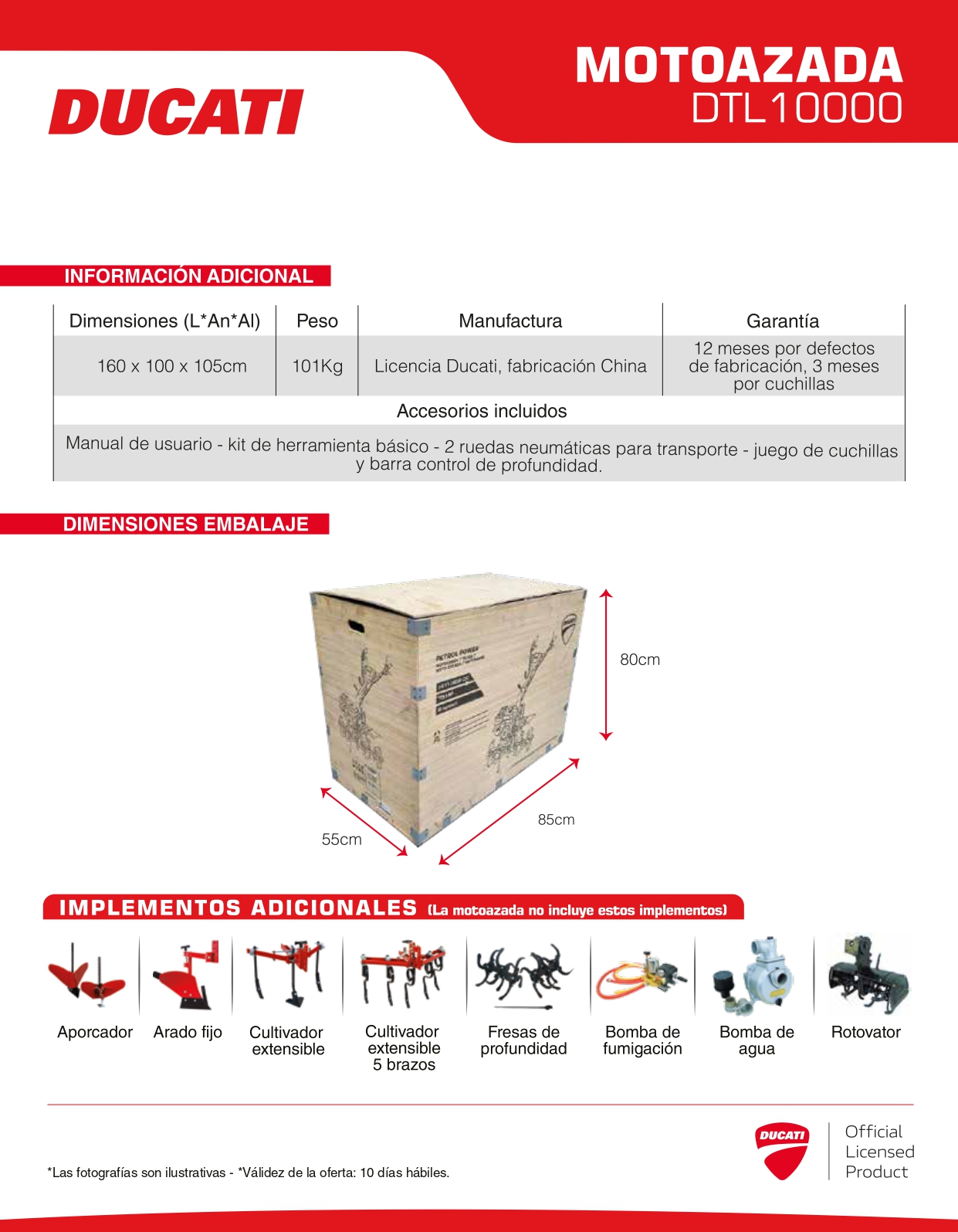 Motoazada DTL10000 - Image 3